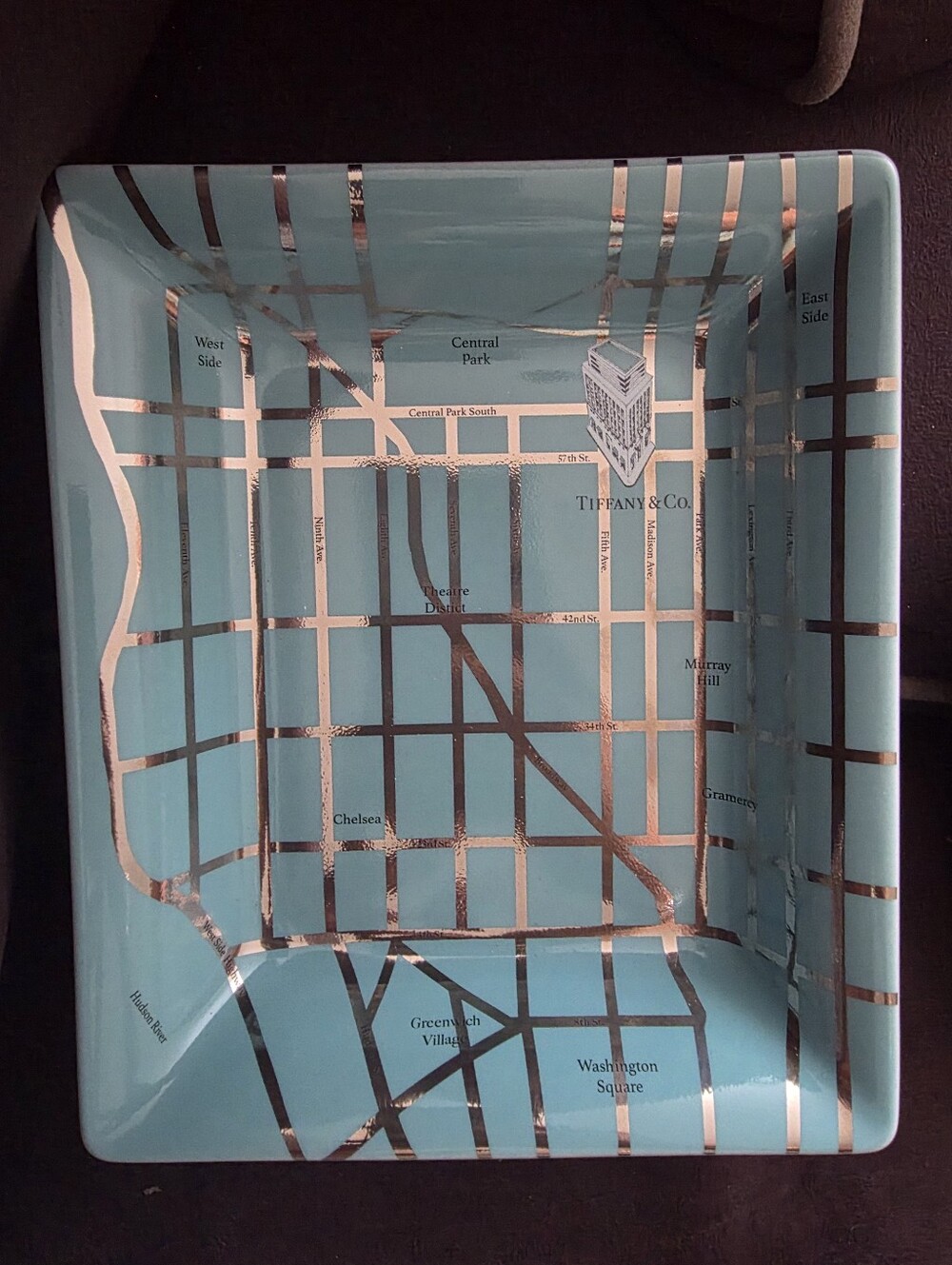 Tiffany & Co. Manhattan Map Vide-Poche Tray